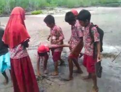 Fenomena Tanah Elastis Menarik Perhatian Siswa SD di Muna Barat