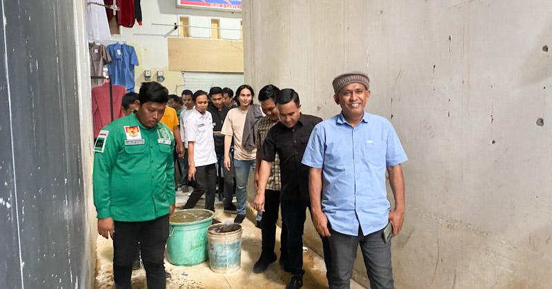 Bangunan Pasar Sentral Kota Kendari Kurang Pemeliharaan, Seorang Pengunjung Jatuh dari Lantai 2