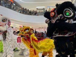 Atraksi Barongsai dan Lomba Mewarnai Angpao di Kendari, Ratusan Pengunjung Terpukau