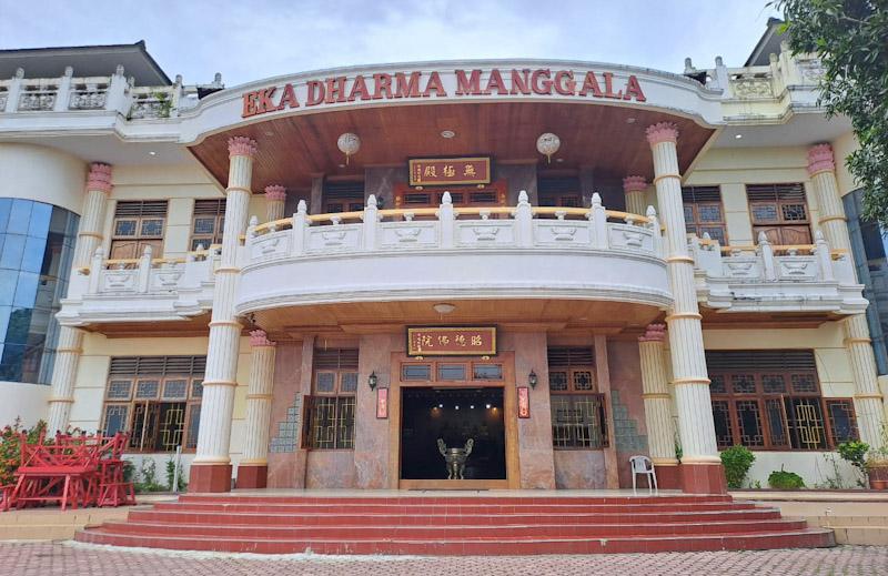 Jelang Imlek 2025, Vihara Eka Dharma Manggala Kendari Mulai Lakukan Persiapan