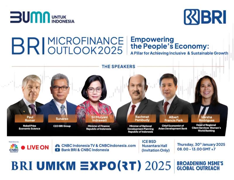 Jangan Lewatkan! BRI UMKM EXPO(RT) & Microfinance Outlook 2025 Digelar 30 Januari - 2 Februari di ICE BSD 1 Jangan Lewatkan! BRI UMKM EXPO(RT) & Microfinance Outlook 2025 Digelar 30 Januari - 2 Februari di ICE BSD