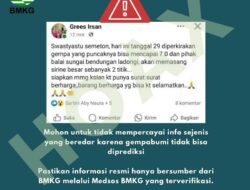 Ramai Informasi Bakal Ada Gempa Susulan 7,0 di Koltim, BMKG Pastikan Itu Hoaks