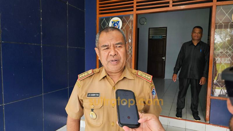 LM Husein Tali Sekda Muna Barat Mubar