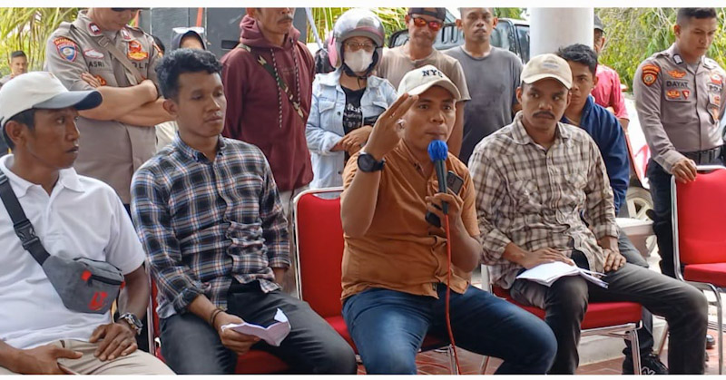 Warga Ghonebalano Muna Tuntut Transparansi Proyek Peningkatan Jalan Desa Senilai Rp380 Juta