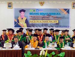 Prof Tasnim Resmi Dikukuhkan Jadi Guru Besar Universitas Mandala Waluya Kendari