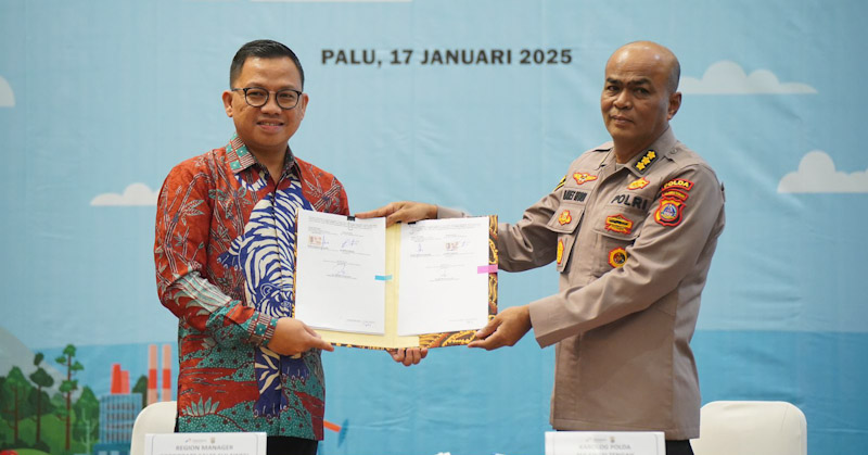Pertamina Patra Niaga dan Polda Sulawesi Tengah Resmi Tandatangani Perjanjian Penyediaan BBM dan Pelumas