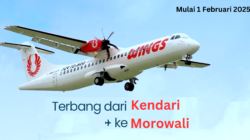 Penerbangan Kendari-Morowali