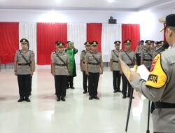 Rotasi Jabatan, Ini Daftar Nama Kapolsek Baru di Wilayah Polresta Kendari
