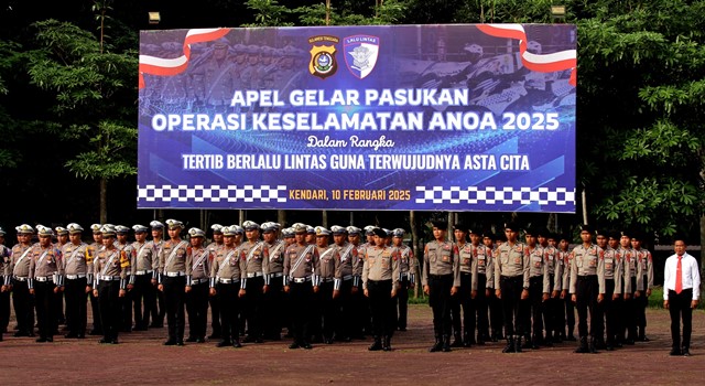 Polda Sultra Gelar Operasi Keselamatan Anoa 2025, Ini Jadwal dan Sasarannya 1 Polda Sultra Gelar Operasi Keselamatan Anoa 2025, Ini Jadwal dan Sasarannya