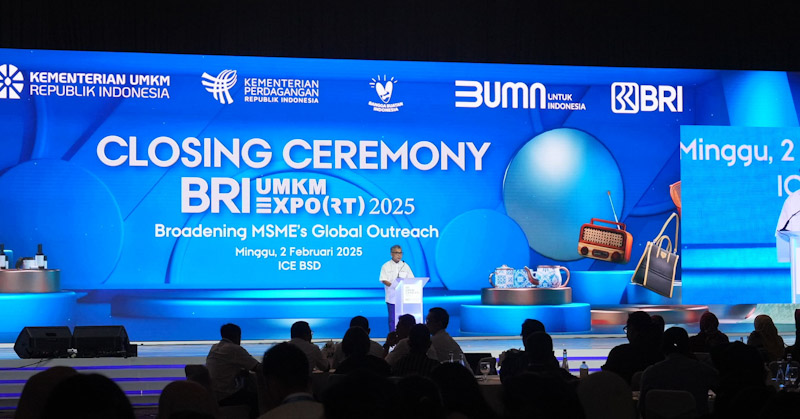 Resmi Ditutup, BRI UMKM EXPO(RT) 2025 Gaet 63 Ribu Lebih Pengunjung dan Realisasikan Business Matching Senilai USD90,6 Juta 1 Resmi Ditutup, BRI UMKM EXPO(RT) 2025 Gaet 63 Ribu Lebih Pengunjung dan Realisasikan Business Matching Senilai USD90,6 Juta
