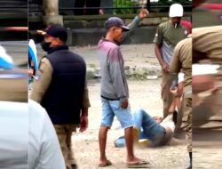 Terekam Kamera! Satpol PP Kendari Keroyok Penjual Kerupuk, Begini Kronologinya