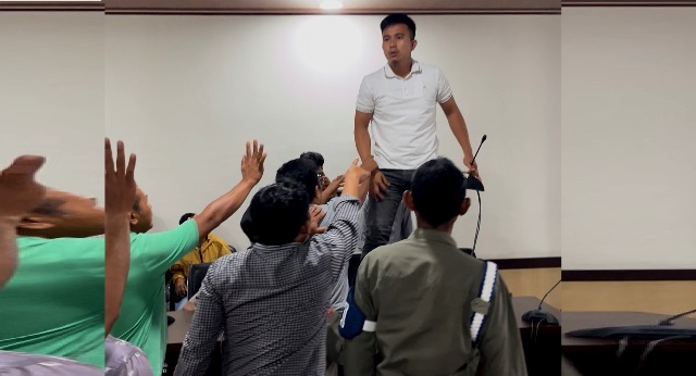 Demo Warga Angata di DPRD Sultra Memanas, Satpol PP Turun Tangan