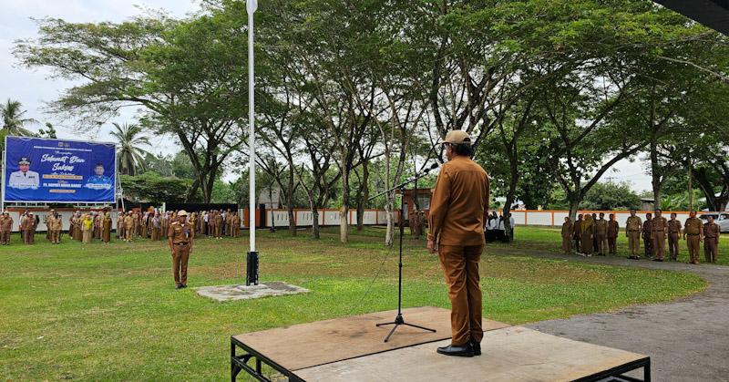 Asisten II Soroti ASN Mubar Semakin Malas Ikut Apel Gabungan