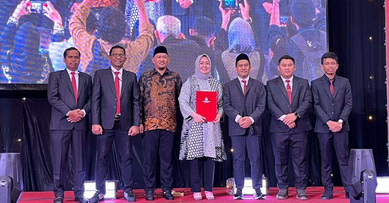 Siska-Sudirman Resmi Ditetapkan sebagai Wali Kota dan Wakil Wali Kota Kendari Terpilih