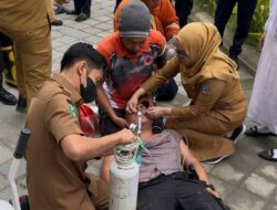 Seorang Sekuriti The Park Kendari Dilarikan ke Rumah Sakit Usai Bantu Proses Pemadaman
