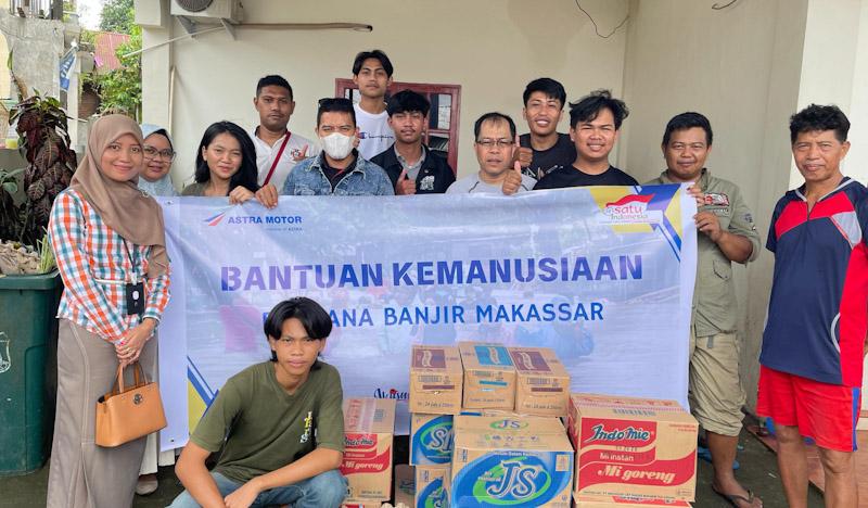 Asmo Sulsel Bantu Korban Bencana Banjir di Manggala dan Antang