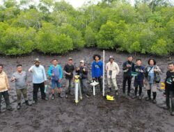 Bersama Yayasan Hutan Biru, Pemdes Lemoambo Mubar Siap Dukung Rehabilitasi Hutan Mangrove