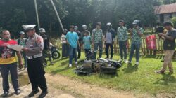 Lakalantas Mobil vs Motor di Mubar, Tiga Pelajar Luka-Luka