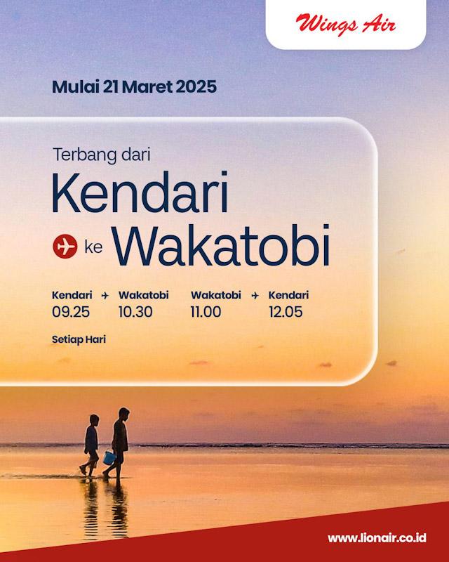 Wings Air Resmi Buka Rute Penerbangan Langsung Kendari – Wakatobi 1 Wings Air Resmi Buka Rute Penerbangan Langsung Kendari – Wakatobi