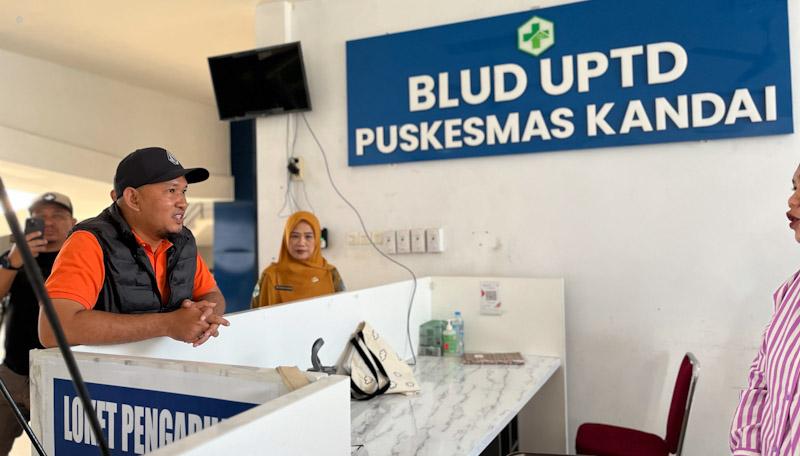 Wakil Wali Kota Kendari Kunjungi Puskesmas Kandai, Kapus Keluhkan Atap Gedung yang Bocor