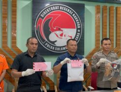 Polda Sultra Bekuk Kurir Narkoba Lintas Provinsi, 645 Gram Sabu Diamankan
