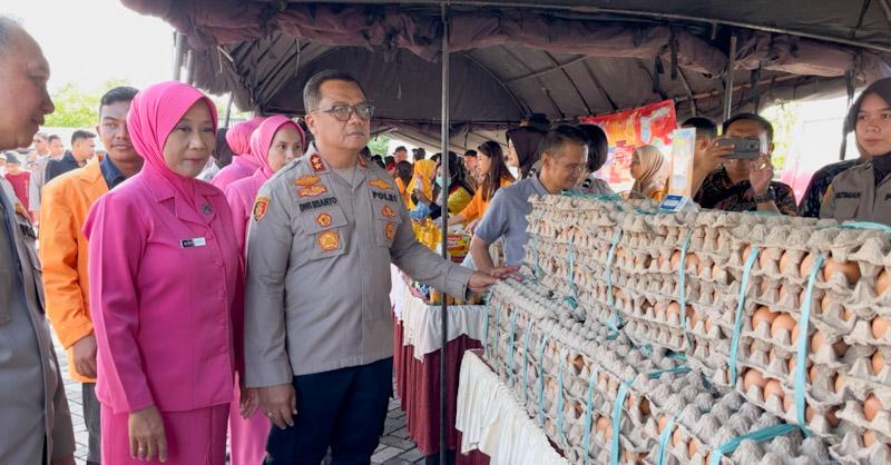 Sambut Ramadan, Polda Sultra Gelar Pasar Murah dan Pemeriksaan Kesehatan Gratis