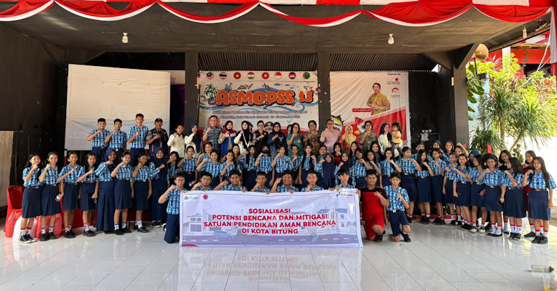 Pertamina Patra Niaga Sulawesi Sosialisasikan Mitigasi Bencana di Sekolah-Sekolah di Bitung