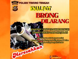 Bising dan Meresahkan! Polsek Tiworo Tengah Ultimatum Pengguna Knalpot Brong
