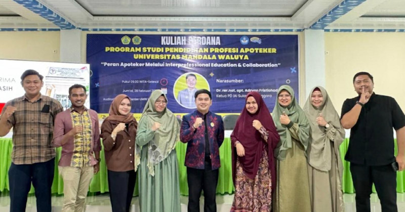 UMW Kendari Gelar Kuliah Perdana Prodi Pendidikan Profesi Apoteker Angkatan Satu