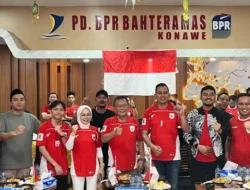 BPR Bahteramas Konawe Ajak Nasabah Nobar Indonesia vs Bahrain, Dihadiri Wakil Bupati