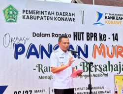 Hadiri HUT BPR Konawe ke-14, Bupati Yusran Ajak Perkuat Kolaborasi
