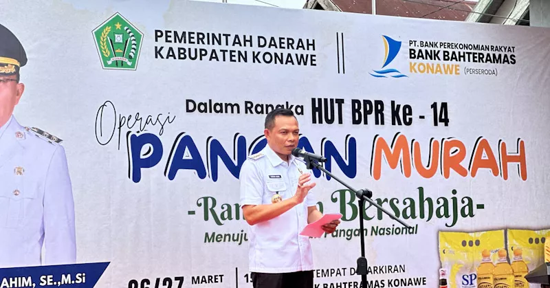 Hadiri HUT BPR Konawe ke-14, Bupati Yusran Ajak Perkuat Kolaborasi