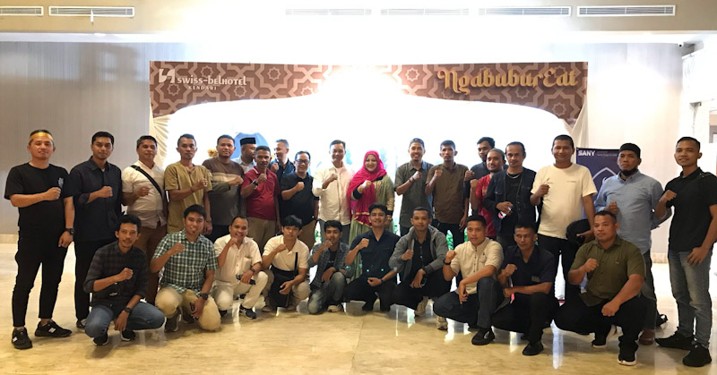 Danlanud Halu Oleo Perkuat Sinergi dengan Insan Pers