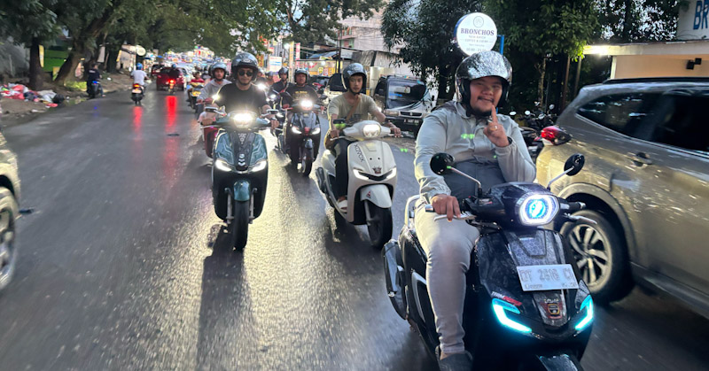 Sebanyak 100 Bikers Ikuti Ramadan Bikers Honda di Kendari