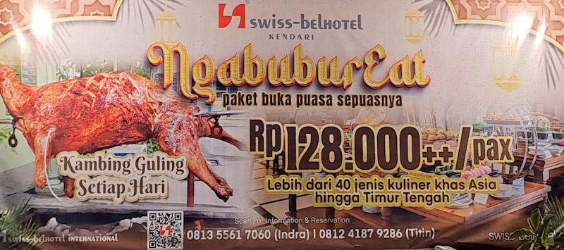 Pertama di Kendari, Swiss-Belhotel Hadirkan Paket Buka Puasa All You Can Eat dengan Menu Andalan Kambing Guling 1 Pertama di Kendari, Swiss-Belhotel Hadirkan Paket Buka Puasa All You Can Eat dengan Menu Andalan Kambing Guling