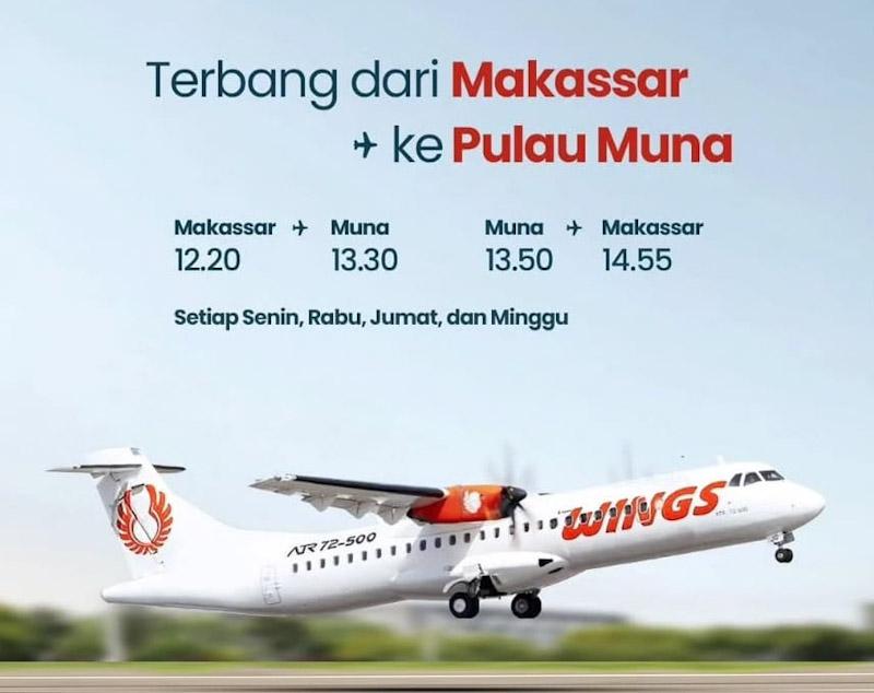 Mulai 21 Maret 2025, Wings Air Buka Rute Penerbangan Makassar—Raha 1 Mulai 21 Maret 2025, Wings Air Buka Rute Penerbangan Makassar—Raha