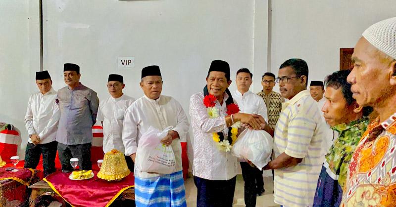 Sahur Bersama, Hugua Salurkan 5 Ribu Paket Sembako dan Rp47,5 Juta untuk Masjid di Busel