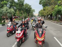 Komunitas Matic Besar Honda di Makassar Meriahkan Launching Honda CUV e: dan Honda ICON e: