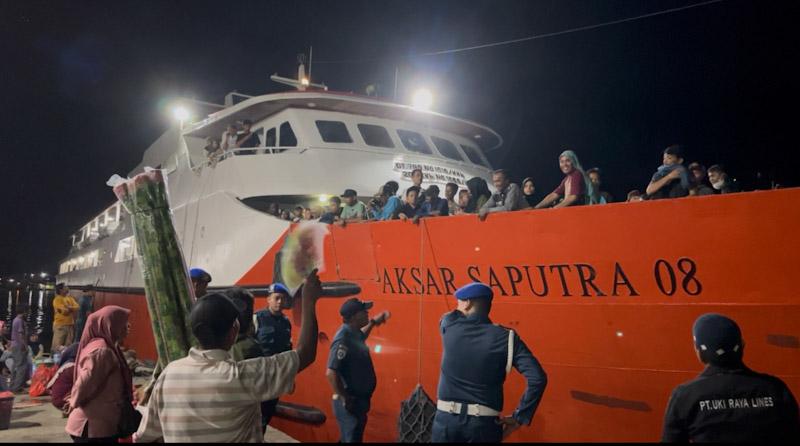 KSOP Kendari Berangkatkan 329 Peserta Mudik Gratis Tujuan Raha