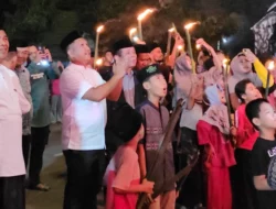 Pawai Takbiran di Muna Barat, Miniatur Masjid hingga Kuda Bersayap Ramaikan Perayaan