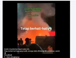 Cek Fakta: Kebakaran Kapal Malam di Pelabuhan Kendari
