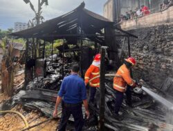 Satu Unit Rumah di Wuawua Kendari Terbakar, Diduga karena Kompor Gas