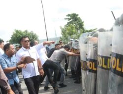 Jelang Hari Buruh Internasional, Polresta Kendari Simulasi Pengamanan Hadapi Massa Aksi