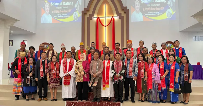 Pemkot Kendari Resmikan Gedung Gereja Gepsultra Jemaat Mepokoaso Punggolaka