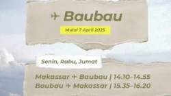 Super Air Jet Buka Rute Baubau–Makassar, Tiket Mulai Rp700 Ribuan 3 Super Air Jet Buka Rute Baubau–Makassar, Tiket Mulai Rp700 Ribuan