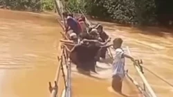 Jembatan Tunggal Diterjang Banjir, 105 KK Warga Konawe Utara Terisolasi dan Butuh Bantuan 12 Jembatan Tunggal Diterjang Banjir, 105 KK Warga Konawe Utara Terisolasi dan Butuh Bantuan