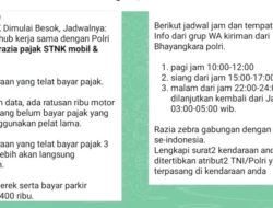 Cek Fakta: Pesan Berantai Razia STNK di Kendari Ternyata Hoaks