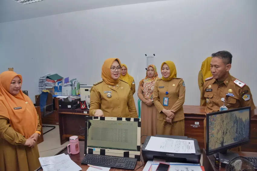 Wali Kota dan Wakil Wali Kota Kendari Sidak 9 OPD di Kantor Balai Kota