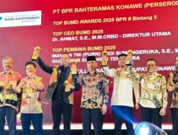 Gubernur Sultra dan Lima BPR Bahteramas Sabet BUMD Awards 2025