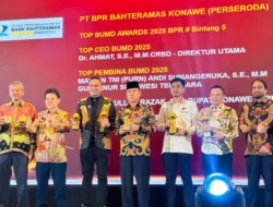 BPR Bahteramas Konawe Pertahankan Gelar Top BUMD Bintang 5, Dua Bupati Apresiasi